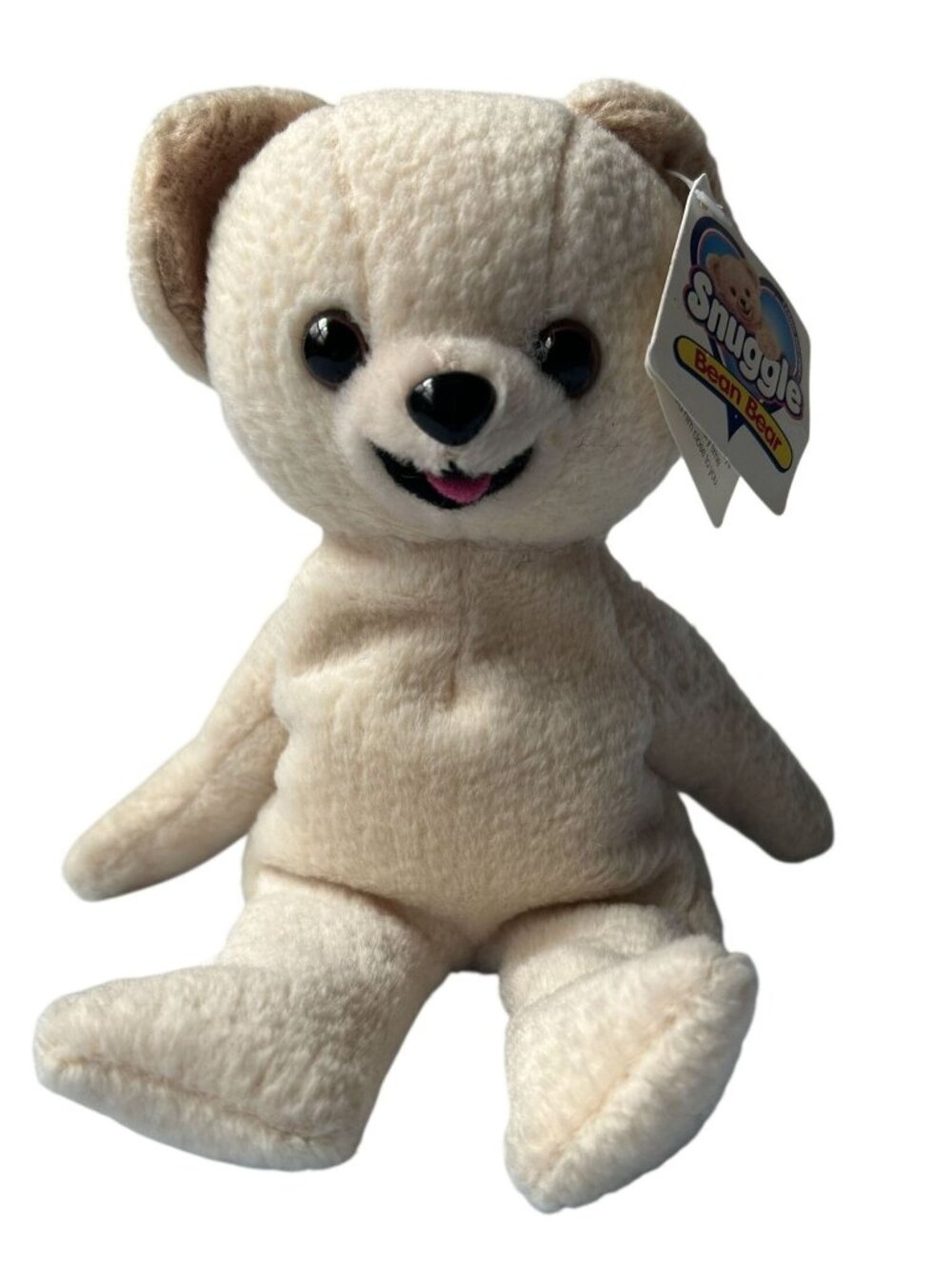 Vintage 1999 Snuggle Bean Bear Plush 7" With Original Tag